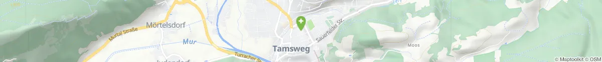 Kartendarstellung des Standorts für St. Leonhard Apotheke Tamsweg in 5580 Tamsweg